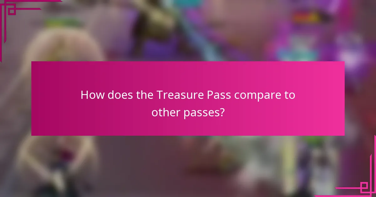 How does the Treasure Pass compare to other passes?